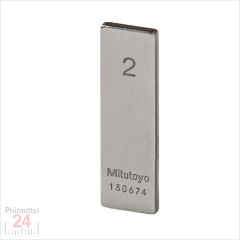 Mitutoyo Einzel Parallel Endmaß Stahl 2,8 mm
DIN EN ISO 3650 mit Toleranzklasse: 2
inkl. Herstellerprüfzertifikat
