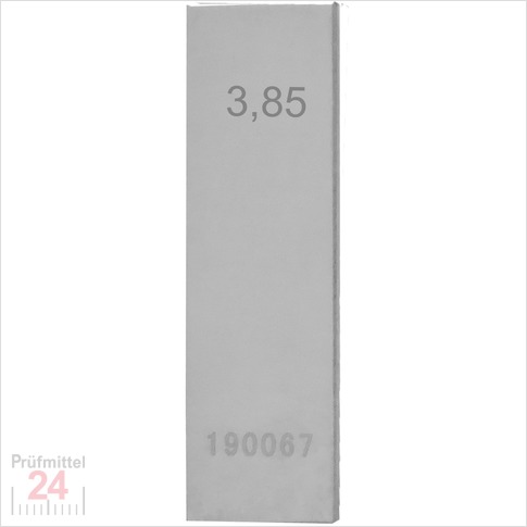 STEINLE 4250 Einzel Parallel Endmaß Stahl 3,85 mm
Sondermaß DIN EN ISO 3650 mit Toleranzklasse: 1