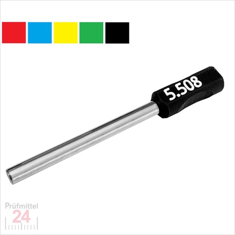 STEINLE Prüfstift Messstift mit ERGO Griff Farbe wählbar
Gruppe: J5 / 1,000 - 2,999 mm - Genauigkeitsgrad: 1
DIN 2269, Länge: 63 mm - Toleranz: ± 1 µm