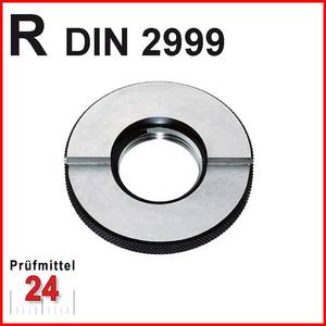 STEINLE Gewindegrenzlehrring R 1/4 -19 
Zylindrisches Whitworth Rohrgewinde
Gewindelehre nach DIN2999, rechts