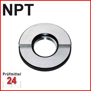 STEINLE Gewinde Grenzlehrring NPT 1/16" -27
Lehrenmaße nach ANSI/ASME B.1.20.1