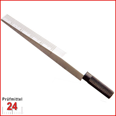 Messkeil Flach 0,5 bis 7 mm
aus Stahl, mattverchromt
124 x 8 x 8 mm