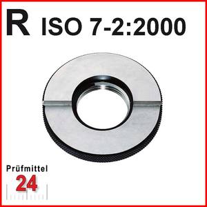 STEINLE Gewindegrenzlehrring R 1/8 -28 
Zylindrisches Whitworth Rohrgewinde
Gewindelehre nach ISO 7-2:2000 Nr.3