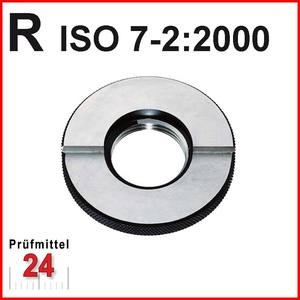 STEINLE Gewindegrenzlehrring R 1/4 -19 
Zylindrisches Whitworth Rohrgewinde
Gewindelehre nach ISO 7-2:2000 Nr.3