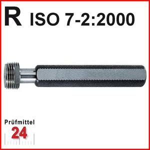 STEINLE Gewindegrenzlehrdorn R 1/4 -19 
Kegliges Whitworth Rohrgewinde
Gewindelehre nach ISO 7-2:2000 Nr.1