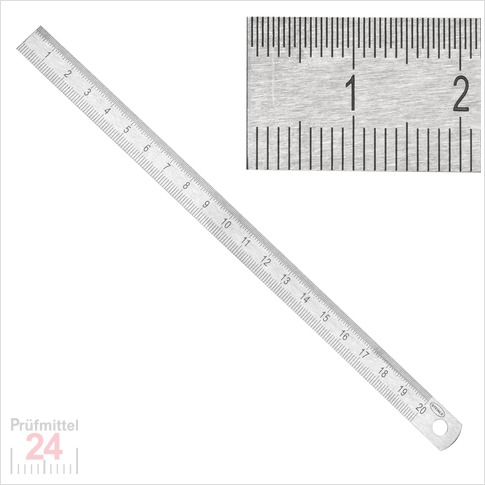 Steinle 5102 Präzisionsmaßstab INOX flexibel 150 mm
Stahlmaßstab Querschnitt: 13 x 0,5 mm 