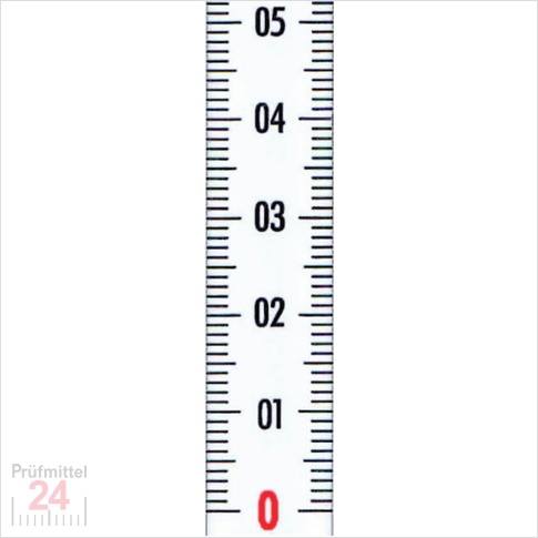 STEINLE Skalenbandmaße Duplexteilung 2000 mm / Breite: 13 mm
Massband Stahl, weiß lackiert Bezifferung von  unten nach oben