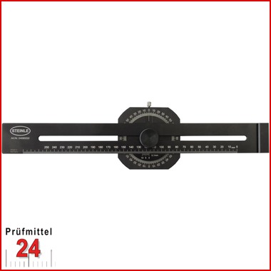 STEINLE 5408 ALU Streichmaß 250 mm
mit integriertem Gradmesser