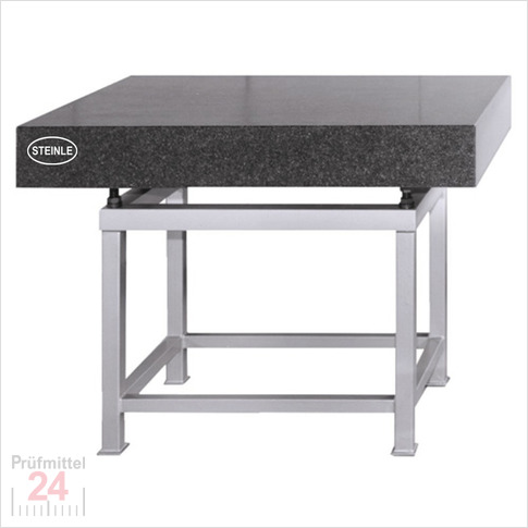 STEINLE 5502 Messplatte - Granitmessplatte im SET
inkl. Untergestell  aus Profilstahl
Hartgesteinsplatte 400x400x50 mm
Genauigkeit: DIN876/1