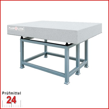 PLANOLITH Untergestell für Granitmessplatte
Für Plattengröße: 400 x 400 x 50 mm
mit 3-Punkt-Auflage
