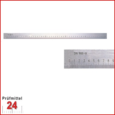 Kontrollmaßstab nach DIN 866 Form A Länge: 750 
Normalstahl 750 x 40 x 8 