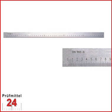 Kontrollmaßstab nach DIN 866 Form A Länge: 1000 
Normalstahl 1000 x 40 x 8 