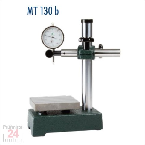 Benzing Feinmesstisch MT 130b
Messtischplatte geläppt 98 x 115 mm
Säule gehärtet und feinstgeschliffen mit Längsnuten
Ausladung: 135 mm, Messbereich: 150 mm