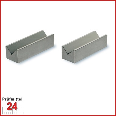 Prismenpaare aus Guss 100 x 40 x 30 mm
DIN 876/3, Güte 3 Parallelität: 0,064 mm
für Wellen: 5 - 55 mm