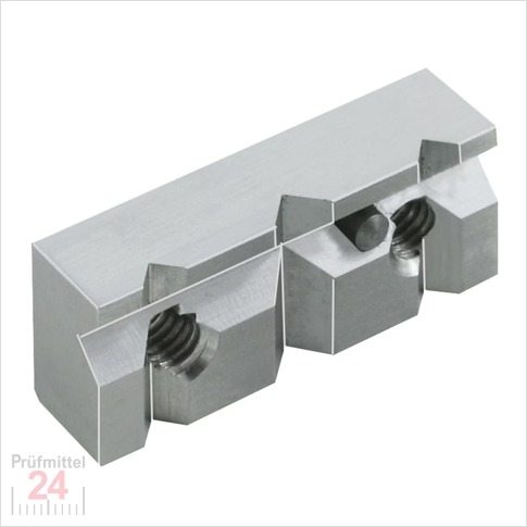 STEINLE 6518 Wechsel-Prismenbacke aus Stahl mit Anschlagstift
Backenbreite 15 mm