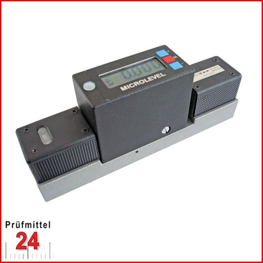 Horizontal Richtwaage Digital 200  mm
Genauigkeit (mm/m) 0,01 mm
(LxHxB) 200x79x44 mm
Toleranz nach DIN877  