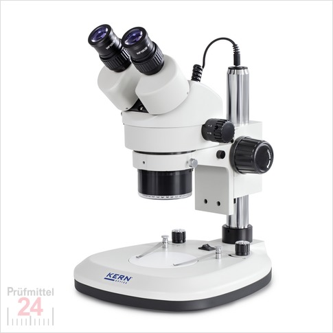 Kern OZL 465 Zoom Stereomikroskop Objektiv 0,7 x - 4,5 x
Auflicht: LED / Durchlicht: LED
Ständer: Säule / inkl. Ringbeleuchtung