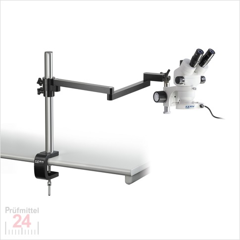 Kern OZM 952 Zoom Stereomikroskop Set Objektiv 0,7 x - 4,5 x
Auflicht: LED / Durchlicht: ohne
Ständer: Universal (Gelenkarm mit Klemme) 
