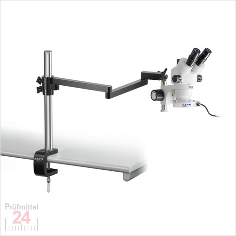 Kern OZM 952 Zoom Stereomikroskop Set Objektiv 0,7 x - 4,5 x
Auflicht: LED / Durchlicht: ohne
Ständer: Universal (Gelenkarm mit Klemme) 
Aktionspreis gültig bis 31.05.2025