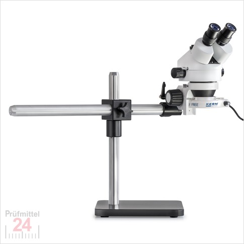 Kern OZL 963 Zoom Stereomikroskop Set Objektiv 0,7 x - 4,5 x mit Trinokular
Auflicht: LED / Durchlicht: ohne
Ständer: Universal (Teleskoparm mit Platte) 
Aktionspreis gültig bis 31.05.2025