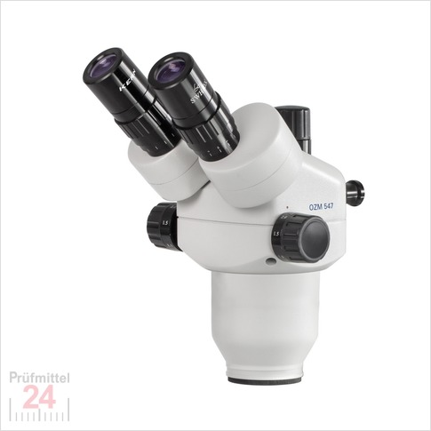 Kern OZM 546 Stereo-Zoom Mikroskopkopf Objektiv 0,7 x - 4,5 x
Okular Vergrößerung: 10 x / Okular Sehfeld: 23 mm