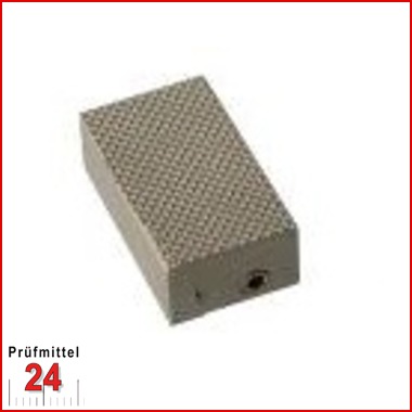 Backen für Spannschraubkopf U-Form (402601 - 402604), 50 x 30 mm, Pyramidenoberfläche 
4 Stück