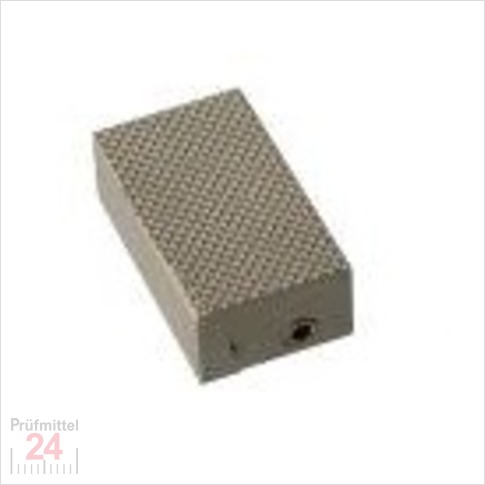 Backen für Spannschraubkopf U-Form (402601 - 402604), 50 x 30 mm, Pyramidenoberfläche 
4 Stück