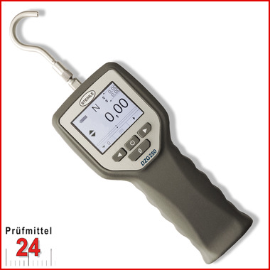 STEINLE Kraftmessgerät Digital DZG250B Bluetooth
Messbereich: 0 - 250 N
Genauigkeit: 0,25 N - Anzeigeauflösung: 0,025 N
Inkl. Transportkoffer, USB-Kabel, Netzteil und Zubehör