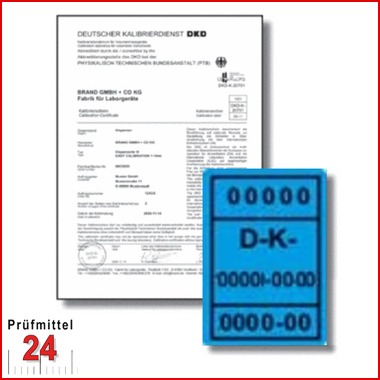 DAkkS Kalibrierung Lehrringe (Gut-oder Aussch.). >100-200 mm
in einem DAkkS akkreditiertem Prüflabor
inkl. DAkkS Prüfplakette & DAkkS Kalibrierschein