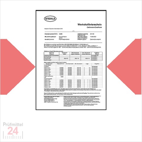 Kalibrierung Grenzflachlehre >200-300 mm
Werks-Kalibrierschein rückführbar auf DKD / DAkkS Normal
in einem DAkkS akkreditierten Prüflabor Kalibrierung Grenzflachlehre >200-300 mm
Werks-Kalibrierschein rückführbar auf DKD / DAkkS Normal
in einem DAkkS akkreditierten Prüflabor