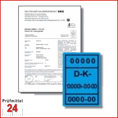 DAKKS Kalibrierung Prüfkoffer PK-WAL
nach DKD / DAkkS Richtlinien
in einem DAkkS akkreditiertem Prüflabor
inkl. DAkkS Prüfplakette
inkl. DAkkS Kalibrierschein