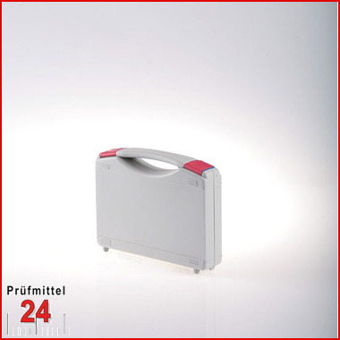 Kunststoffkoffer mit Noppenschaumeinlage
PM24 ENYPack 2002 Grau
Außenmaße L/B/H: 235 x 185 x 48 mm
