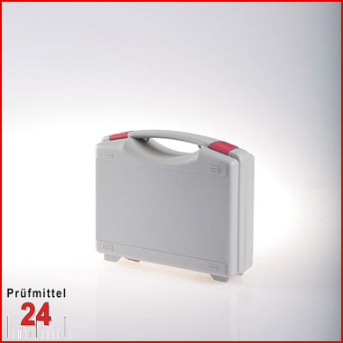 Kunststoffkoffer mit Noppenschaumeinlage
PM24 ENYPack 2004 Grau
Außenmaße L/B/H: 275 x 230 x 83 mm