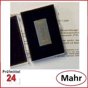 Mahr Raunormal mit Prüfzertifikat  PRN 10  
6820420