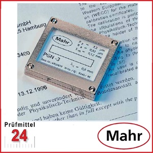 Mahr MGS 3 Geometrienormal
ISO 5436-1, Typ C3 / Sinusförmiges Profil, Glas
6800001