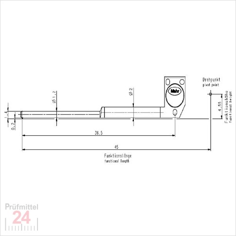  BFW A 1,4-45-2/90?0,2 mm abgekropft fur Bohrungen > 1,5 mm 
6852407