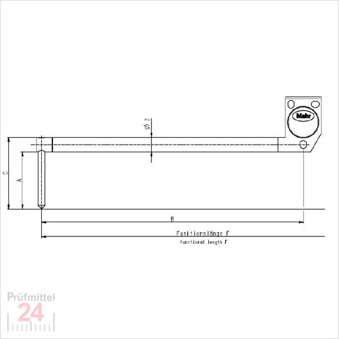  BFW A 4-90-5/90?Messbereich +/- 500 ?Êm2 mm abgekropft fur Bohrungen > 4,5 mm 
9054202