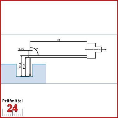 HOMMEL-ETAMIC Taststab TS1T mit  2µm/90° Tastspitzen
256624