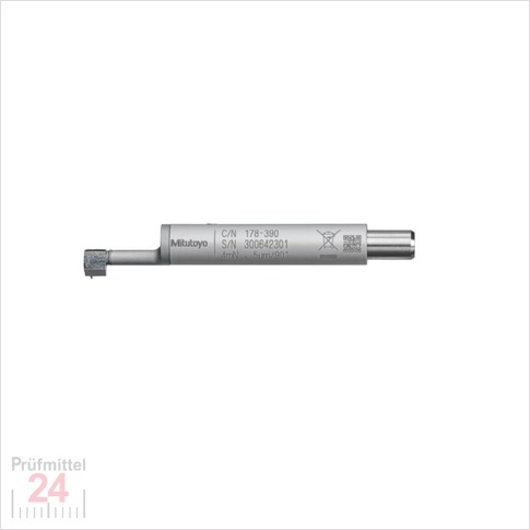 MITUTOYO Standard Tastkopf Messkraft 4 mN
Tastspitzengeometrie 5 µm/90
speziell für Standard-/R-Vorschubeinheit