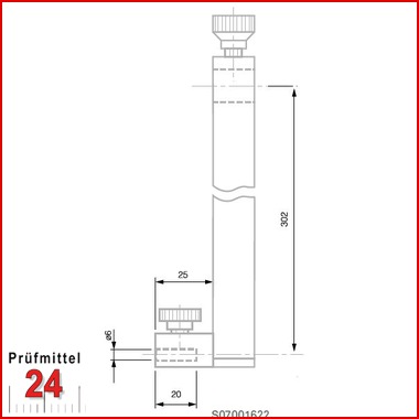 Messeinsatzhalter Ø 6 mm - S07001622
Zur Erweiterung des Anwendungsbereichs
