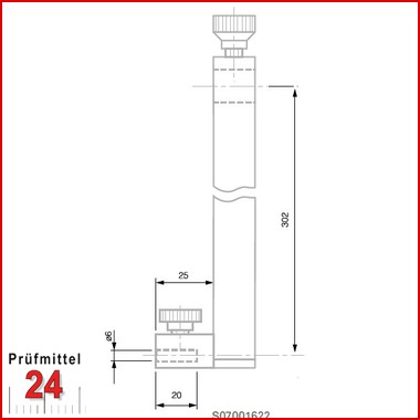 Messeinsatzhalter Ø 6 mm - S07001622
Zur Erweiterung des Anwendungsbereichs