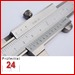 STEINLE 1102 Taschen Messschieber 300 mm
mit Feststellschraube, Ablesung: 0,05 mm
DIN862 - inkl. Gewindetabelle