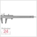 3x STEINLE 1102 Taschen Messschieber 150 mm
mit Feststellschraube, Ablesung: 0,05 mm
DIN862 - inkl. Gewindetabelle