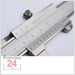 3x STEINLE 1102 Taschen Messschieber 150 mm
mit Feststellschraube, Ablesung: 0,05 mm
DIN862 - inkl. Gewindetabelle