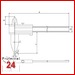 MarCal 18 NA mit Messschneiden  300 mm
Mahr Werkstattmessschieber 4112300
aus Aluminium, harteloxiert, Schnabel: 90 mm