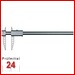 MarCal 18 NA mit Messschneiden  500 mm
Mahr Werkstattmessschieber 4112301
aus Aluminium, harteloxiert, Schnabel: 150 mm