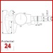TESA Messschieber mit Rundskala 150 mm / 0,02 mm
ETALON 125 075115821
mit eckigem Tiefenmaß
1 mm pro Zeigerumdrehung, Ohne Antriebsrad