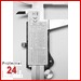 STEINLE 1321 Digital Messschieber 150 mm -DAL-
mit Feststellschraube, Tiefenmaß eckig
inkl. Kalibriermarke & DAkkS Kalibrierschein
entspricht der IATF 16949 Forderung