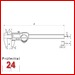 Digital Messschieber Mahr MarCal 16 ER 150 mm
Ablesung: 0,01 mm 4103014
Datenausgang: Ja
Tiefenmaß: Ø 1,9 mm