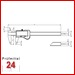 Sylvac IP67 Digital Messschieber  150 mm
S_Cal EVO BASIC - 8101507
Datenausgang: nein
Tiefenmaß: rund, Ø 1.5 mm
